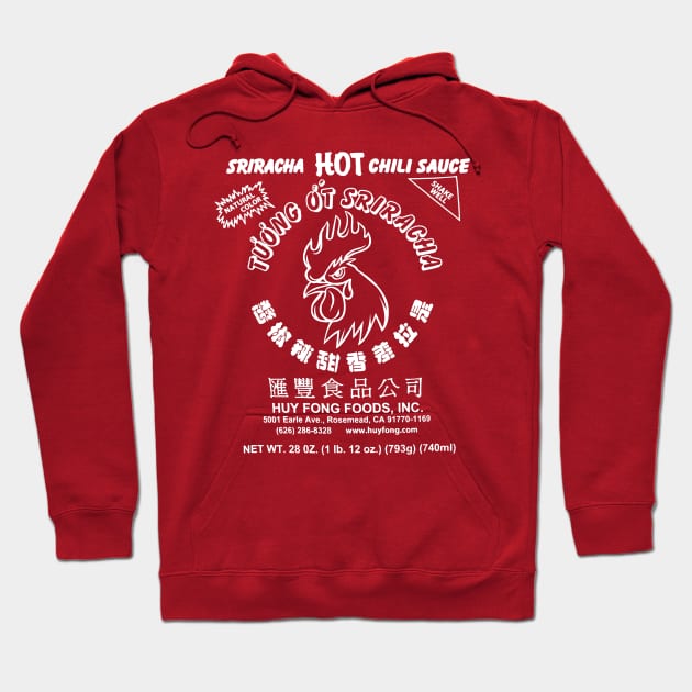 Hot Picante Spicy Salsa Gallo Hoodie by Alema Art